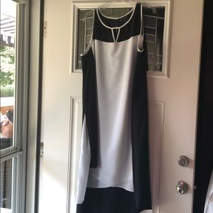 Black and white dress